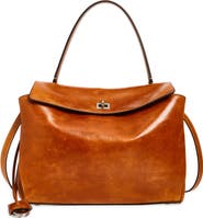 Balenciaga Medium Rodeo Leather Top Handle Bag