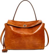 Balenciaga Medium Rodeo Leather Top Handle Bag