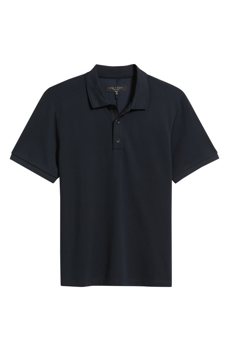 rag 
bone Slim Fit Tech Piqué Polo, Alternate, color, Sal