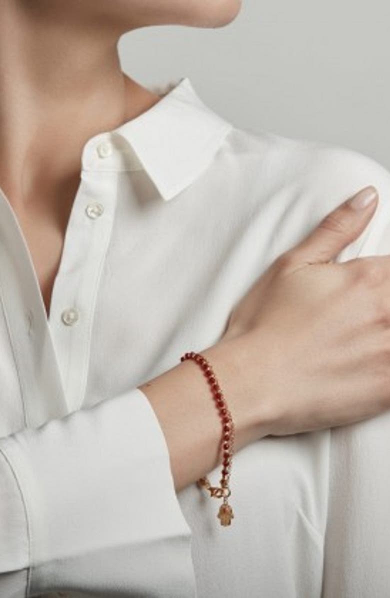 Astley Clarke Hamsa Biography Bracelet, Alternate, color, 