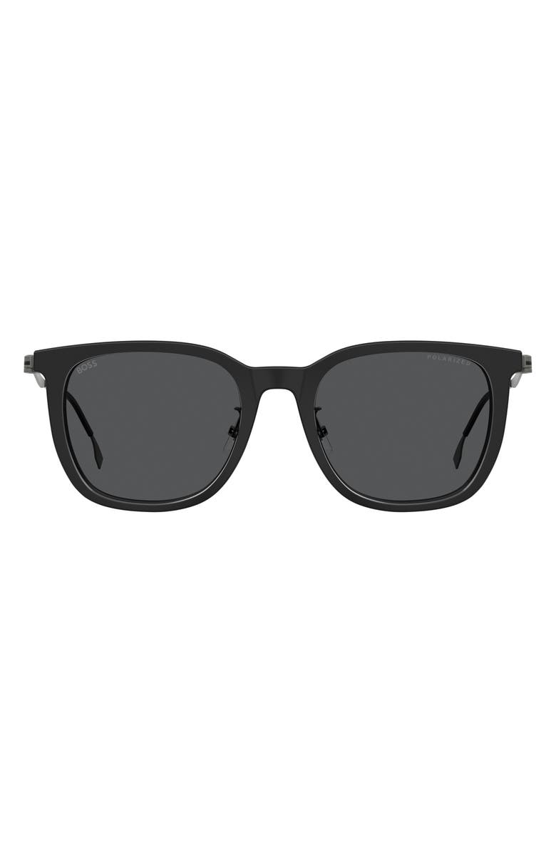 BOSS 54mm Rectangular Sunglasses, Main, color,