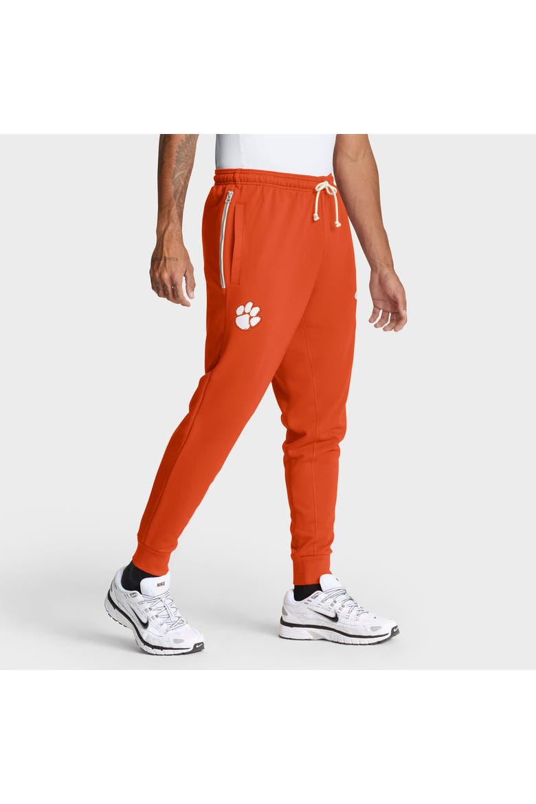 Men's Nike Orange Clemson Tigers Sideline Standard Issue Dri-FIT Taper Pants, Main, color, Orange
