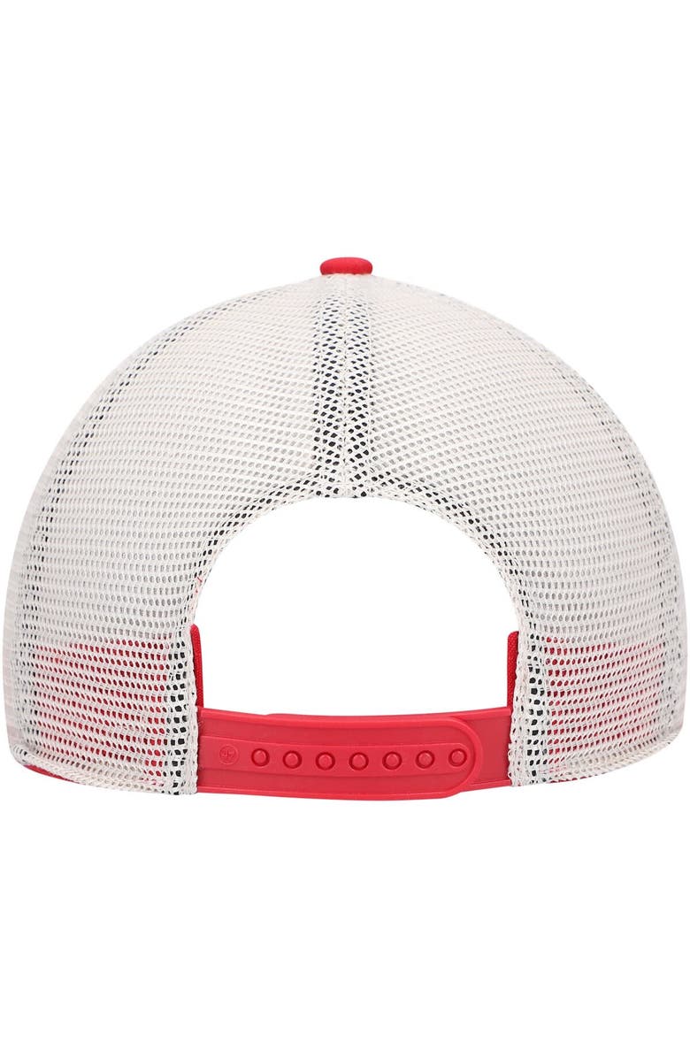 '47 Men's '47 Red Washington Nationals Penwald Clean Up Trucker Snapback Hat, Alternate, color, Red