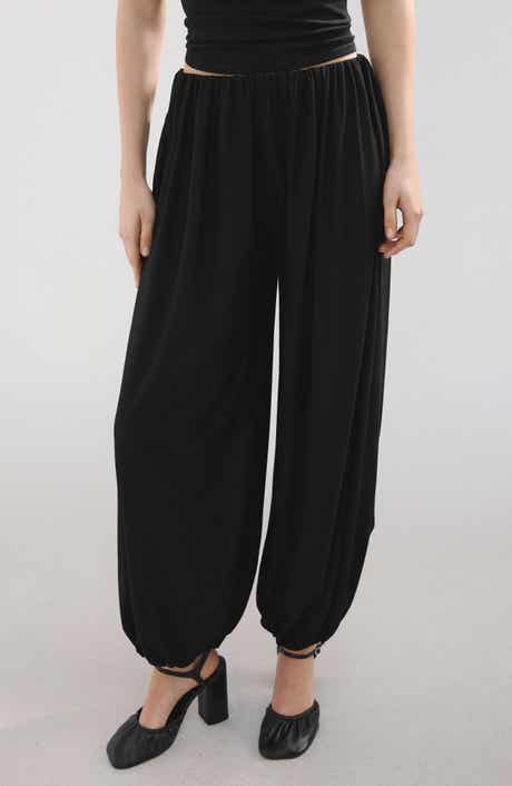 Pleated Balloon Pants