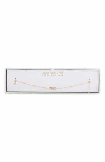 Stationed Ball Cross Bracelet