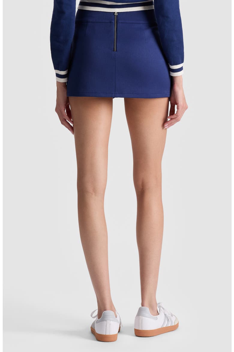 Noah Pleated Miniskirt, Alternate, color, INDIGO