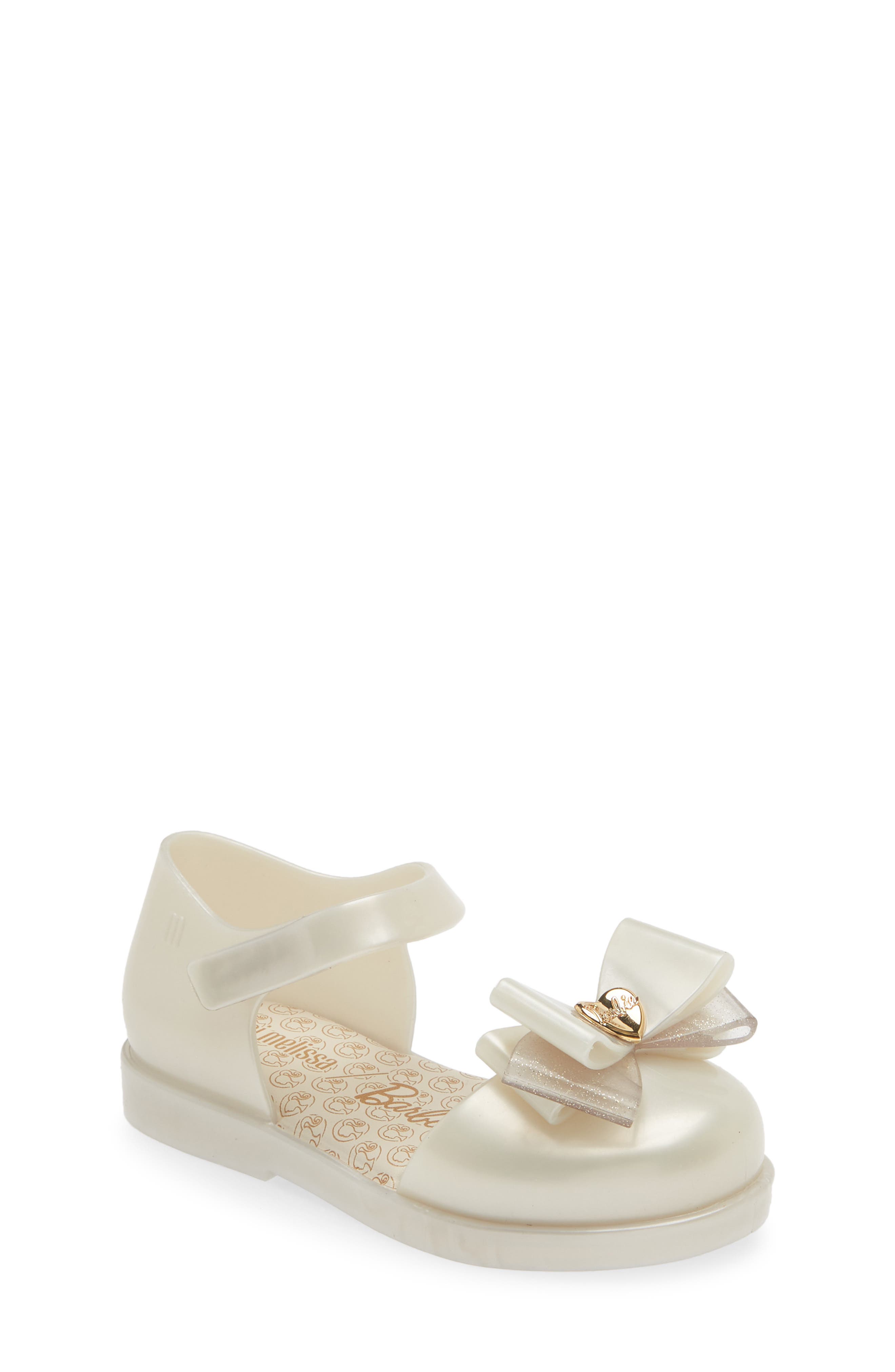 Melissa x Barbie<sup>®</sup> Kids' Amy Ankle Strap Flat, Main, color, 