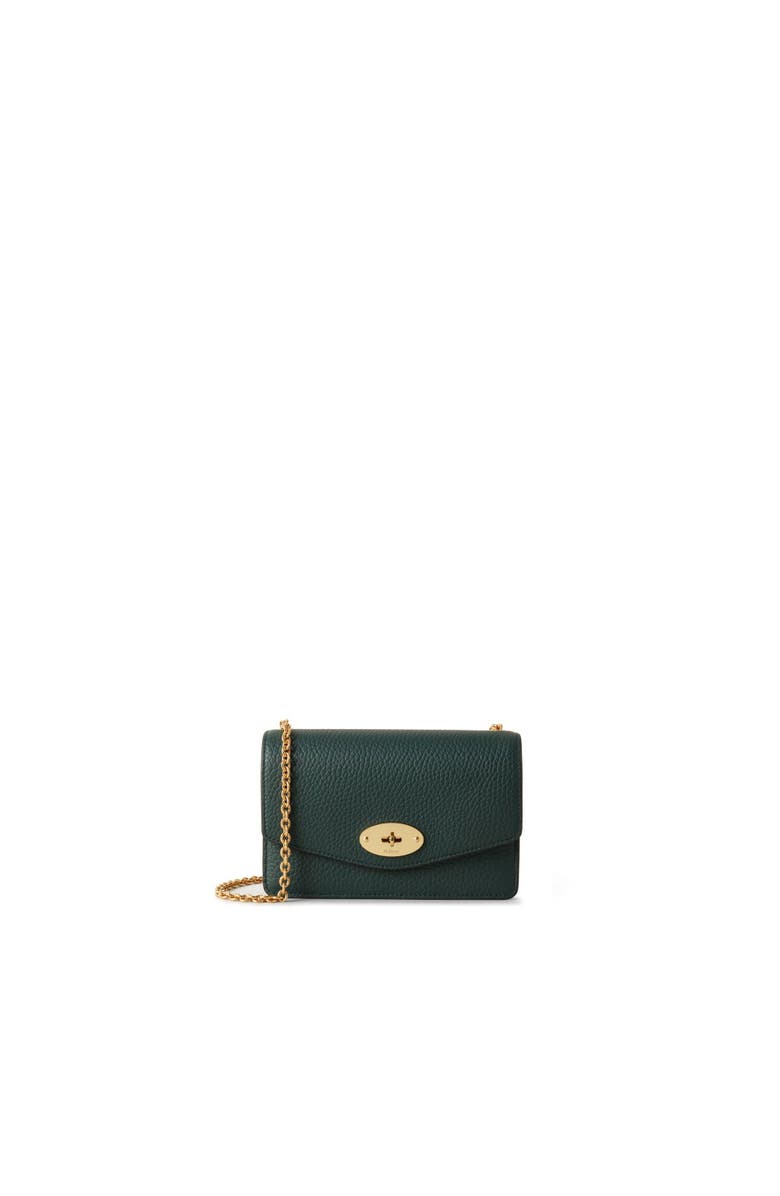 Mulberry Plaque Leather Coin Pouch, Alternate, color, Mulberry Green
