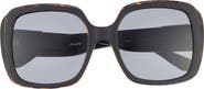 GUESS 55mm Square Sunglasses