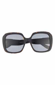 GUESS 55mm Square Sunglasses