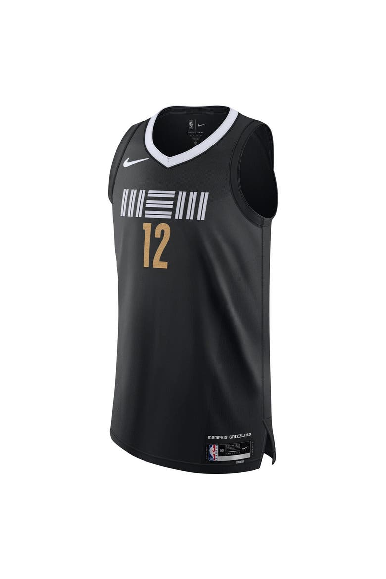 Men's Nike Ja Morant Black Memphis Grizzlies  Authentic Jersey - City Edition, Alternate, color, Black