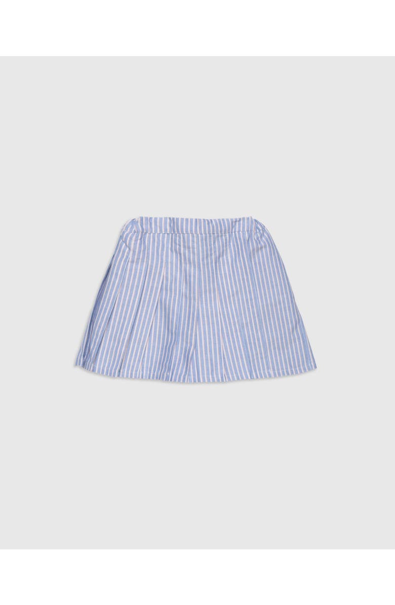 The Sunday Collective Holly Skort in, Main, color, Oxford Blue Stripe