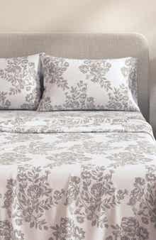 Woven & Weft Turkish Cotton Flannel Winter Floral Sheet Set