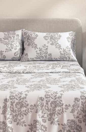 Woven & Weft Turkish Cotton Flannel Winter Floral Sheet Set
