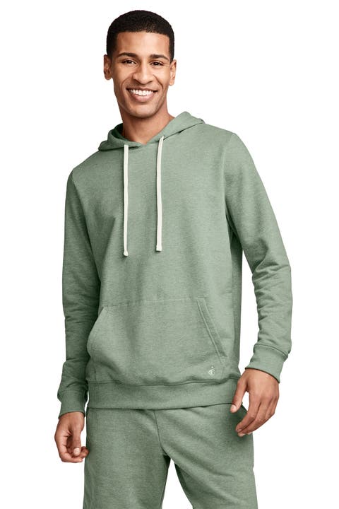 Men's Lightweight Cotton Blend Fleece Hoodie
