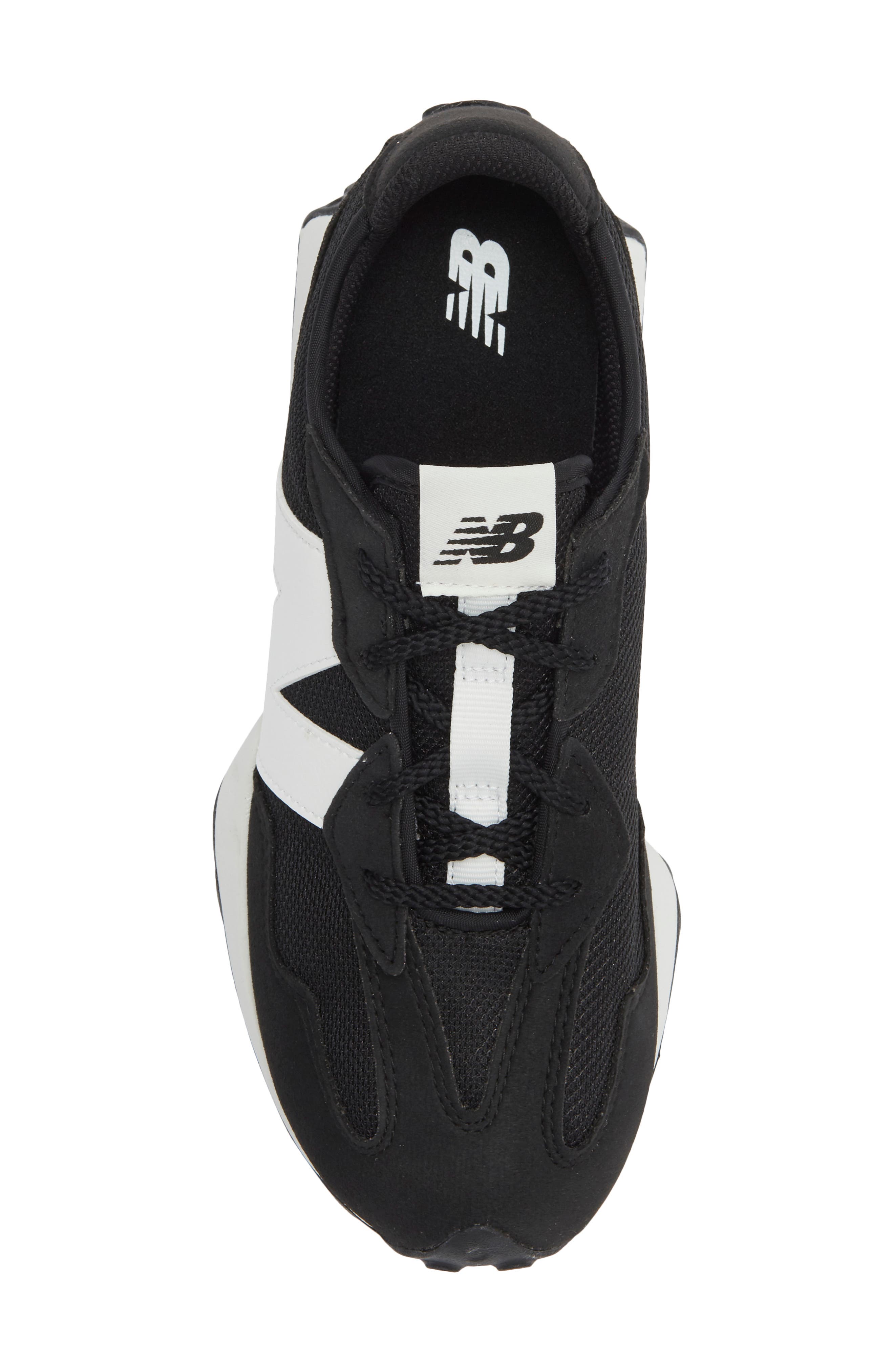 Kids' 327 Sneaker, Alternate, color, BLACK/ WHITE