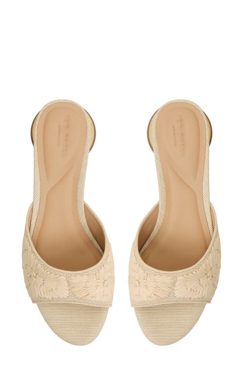 Ted Baker London Everly Slide Sandal In Natural