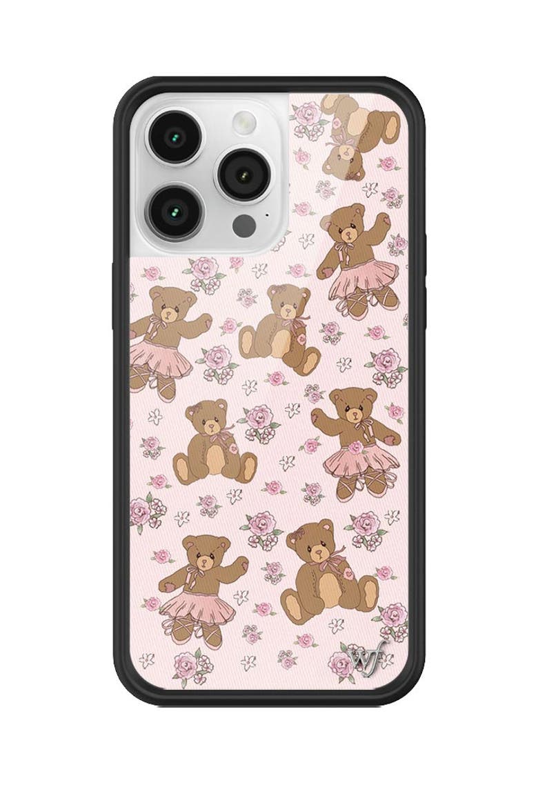 Bear-y Ballet iPhone Case, Alternate, color, Pink