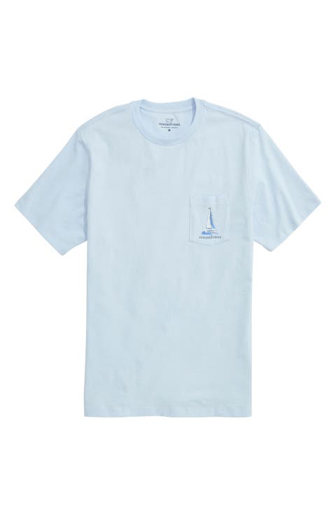 Sunset Regatta Scene Graphic T-Shirt