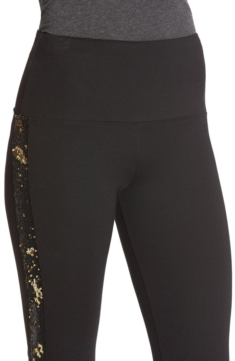 Lysse ́ Sequin Ponte Leggings, Alternate, color,
