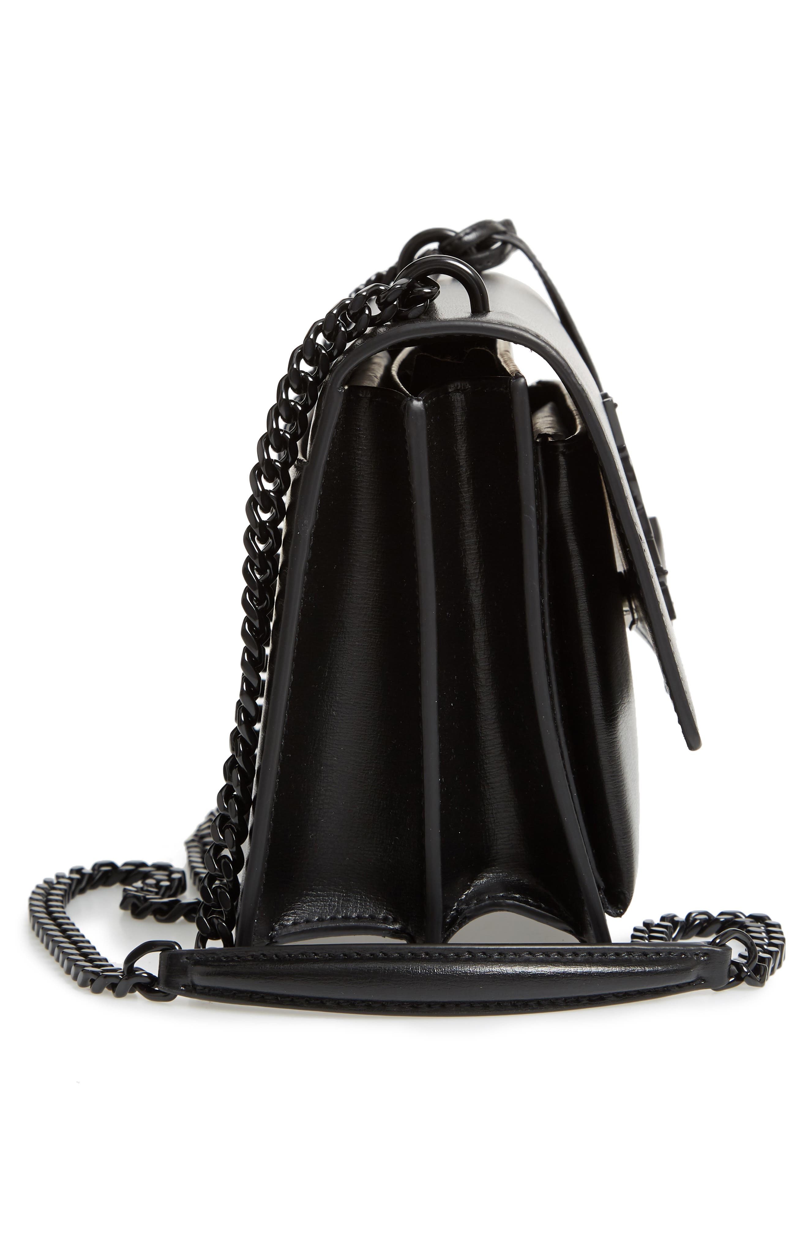 Saint Laurent Medium Sunset Calfskin Shoulder Bag, Alternate, color, 