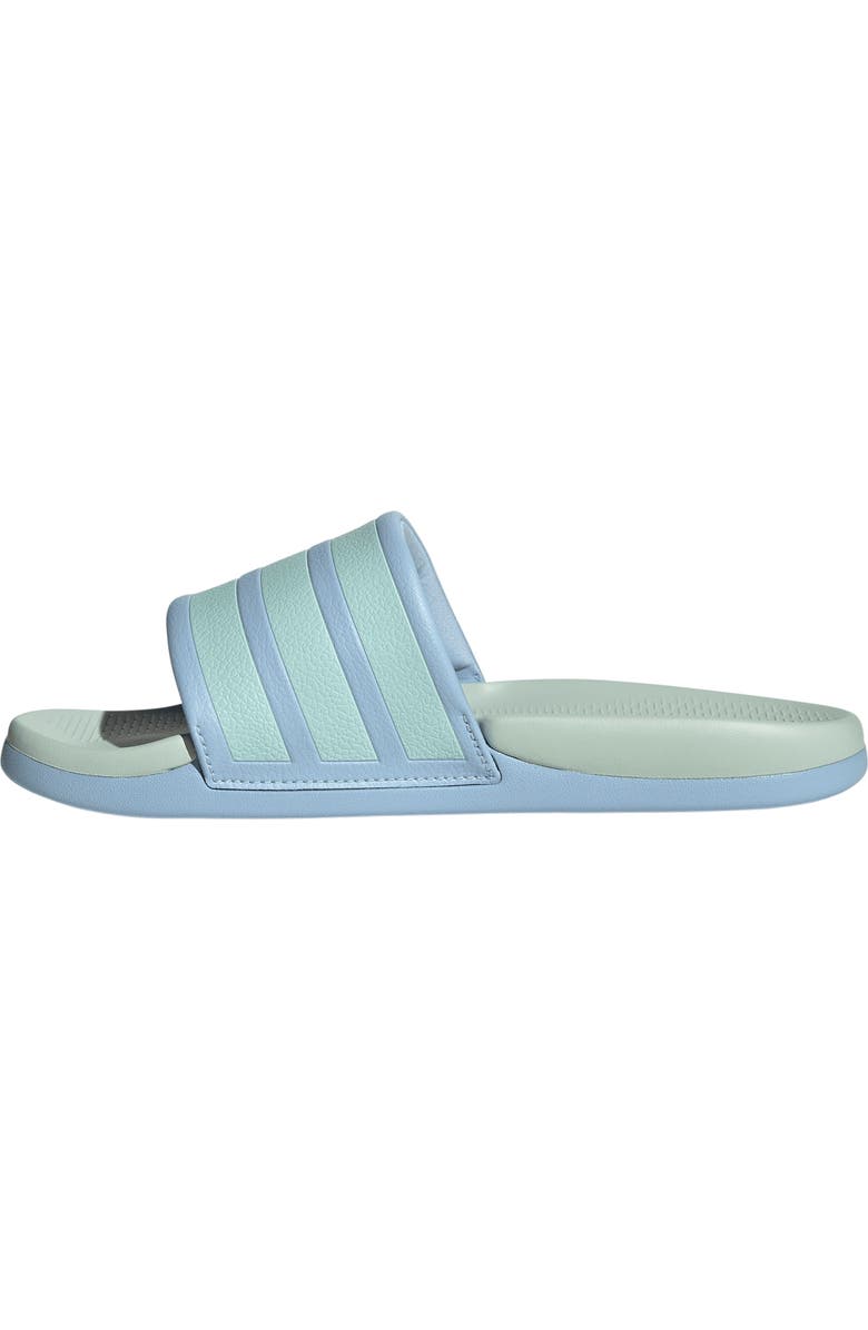 adidas Adilette Comfort 2.0 Slide Sandal, Alternate, color, Glow Blue/ Halo Mint/ Mint