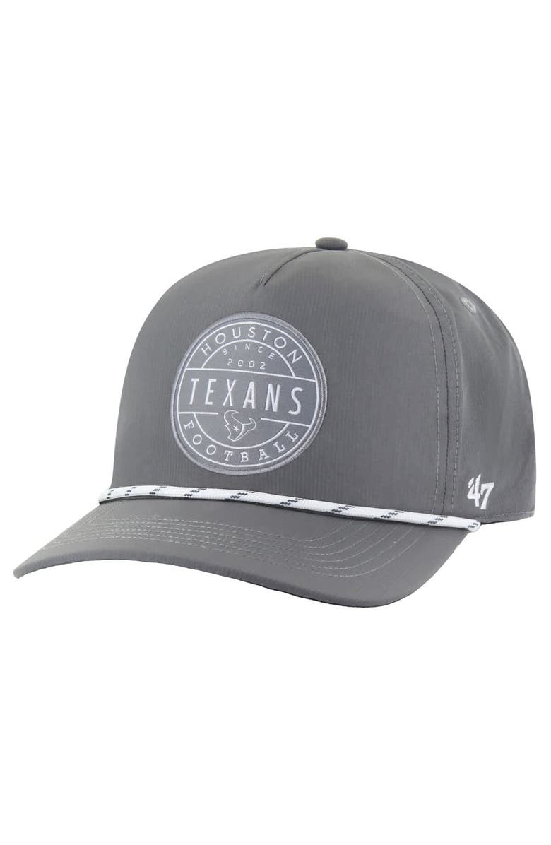 '47 Men's '47 Gray Houston Texans Suburbia Hitch Adjustable Hat, Main, color, Gray