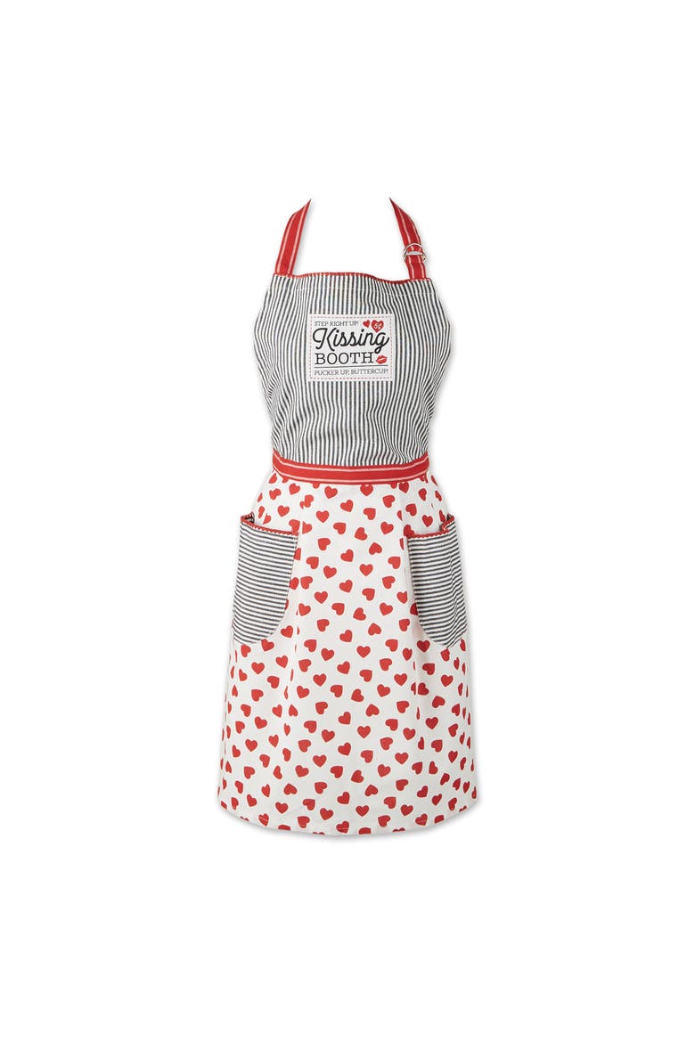 Kissing Booth Embellished Skirt Apron, Main, color, Kissing Booth