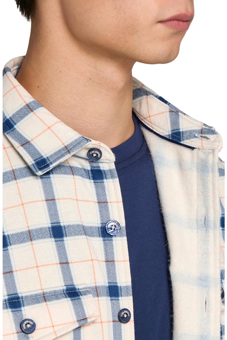 Plaid Shirt Jacket, Alternate, color, IVORY