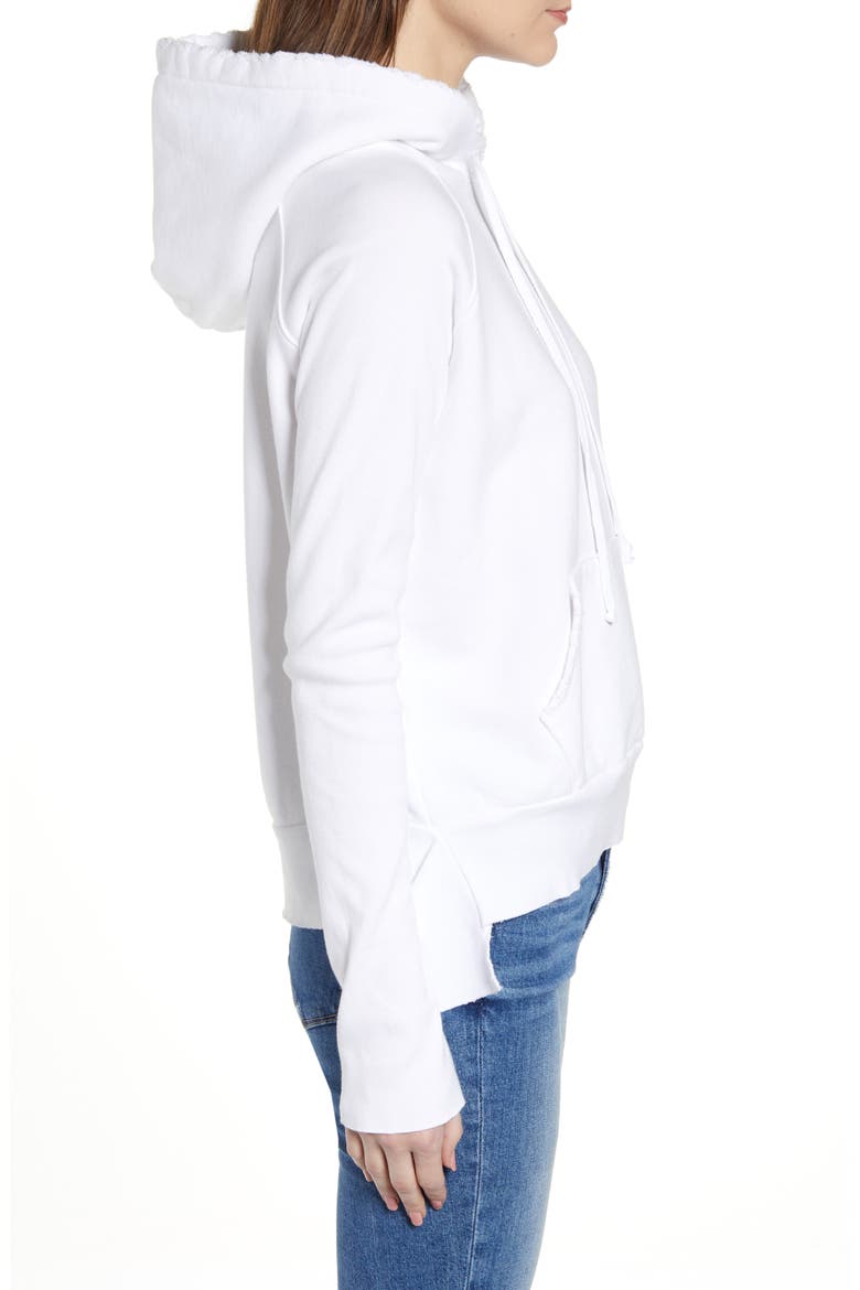 Tee Lab Hoodie, Alternate, color, WHITE
