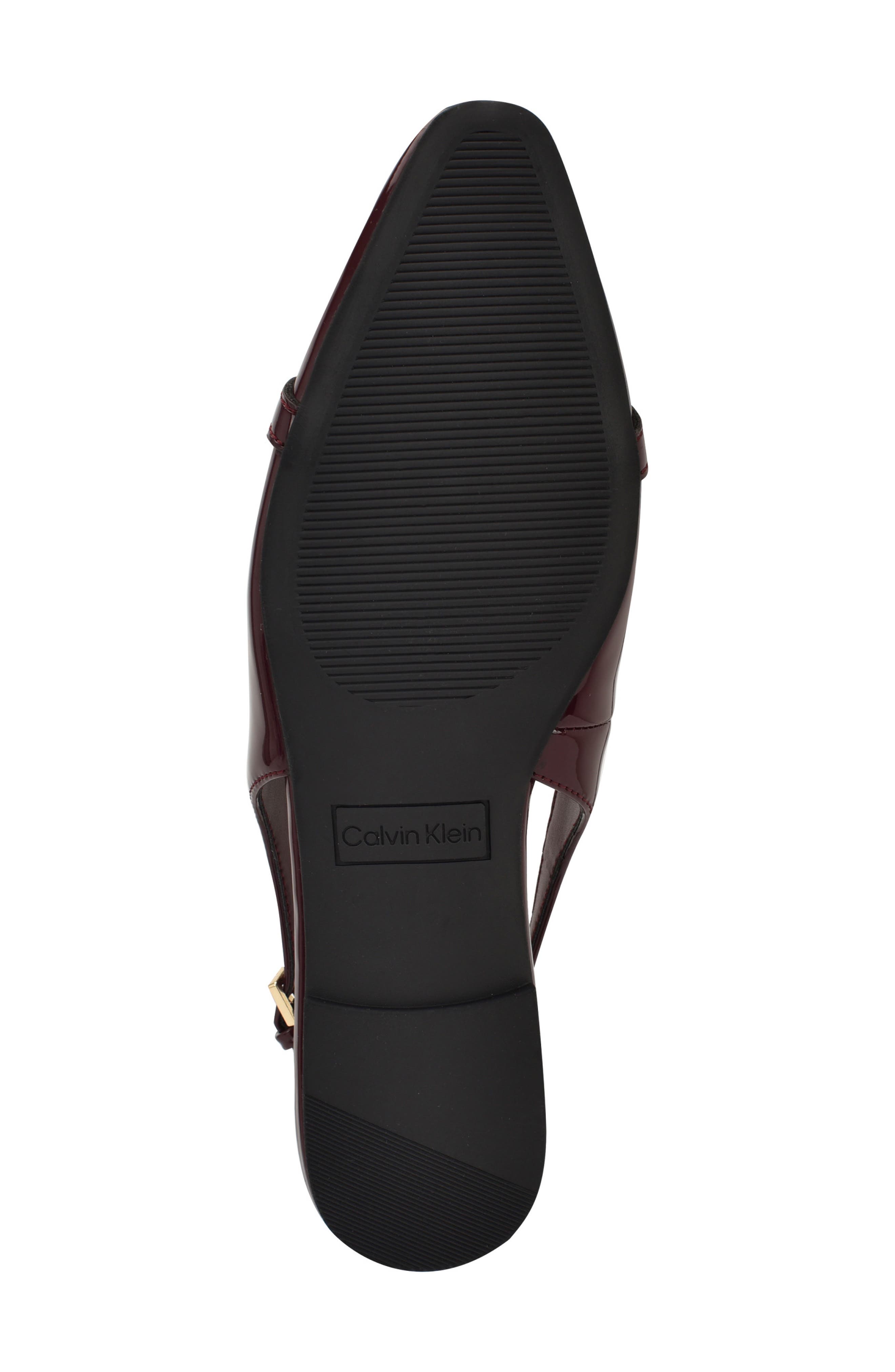 Flenea Slingback Flat, Alternate, color, RED