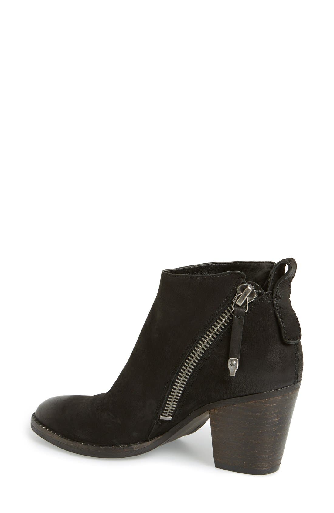 'Jaeger' Bootie, Alternate, color, BLACK NUBUCK