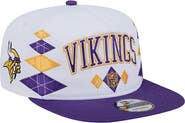 New Era Men's New Era White Minnesota Vikings Argyle 19TWENTY Adjustable Hat