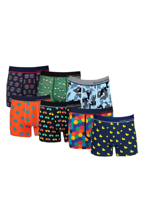 7-Pack Assorted Stretch Cotton Trunks