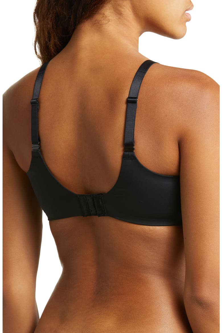 Superbly Smooth Underwire Bra, Alternate, color, BLACK
