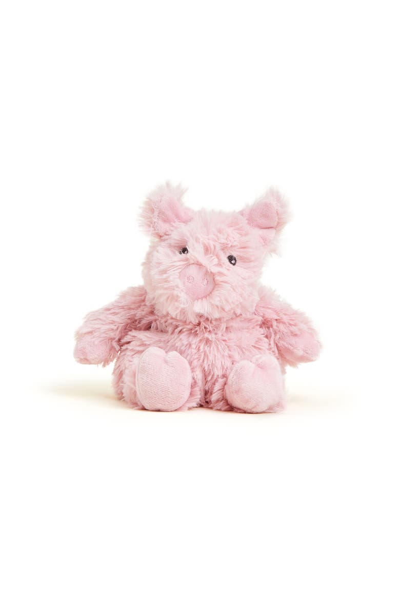 Warmies Pig Junior Plush Toy, Alternate, color, Dark Pink
