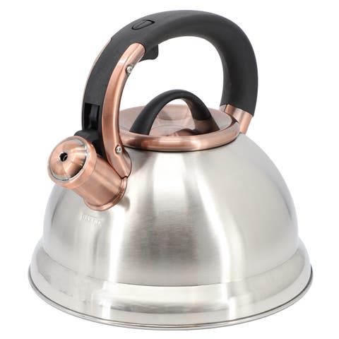 Flintshire 2.2 Quart Stainless Steel Whistling Tea Kettle