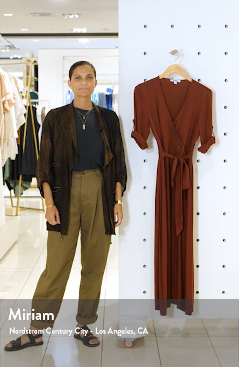 BB Dakota Asymmetrical Button Front Shirtdress, sales video thumbnail