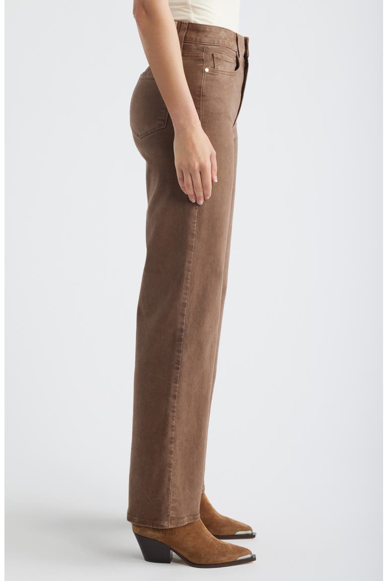 Anessa High Waist Wide Leg Jeans, Alternate, color, VINTAGE CHAMPAGNE STONE