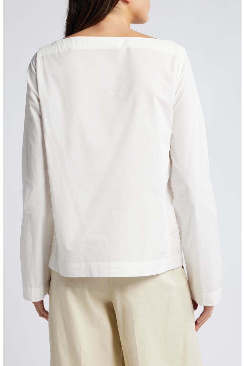 Aleza Organic Cotton Top, Alternate, color, WHITE