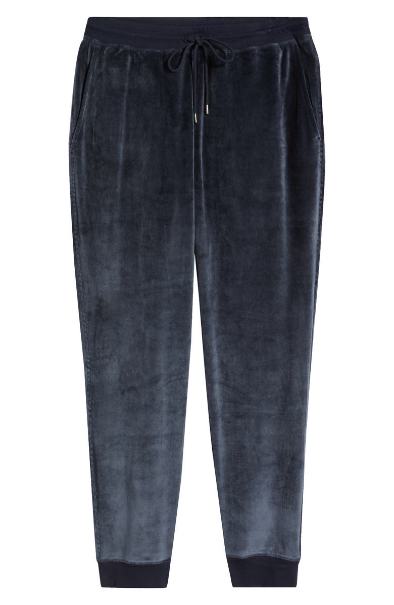 Daniel Buchler Velour Hairline Pajama Pants, Alternate, color, 
