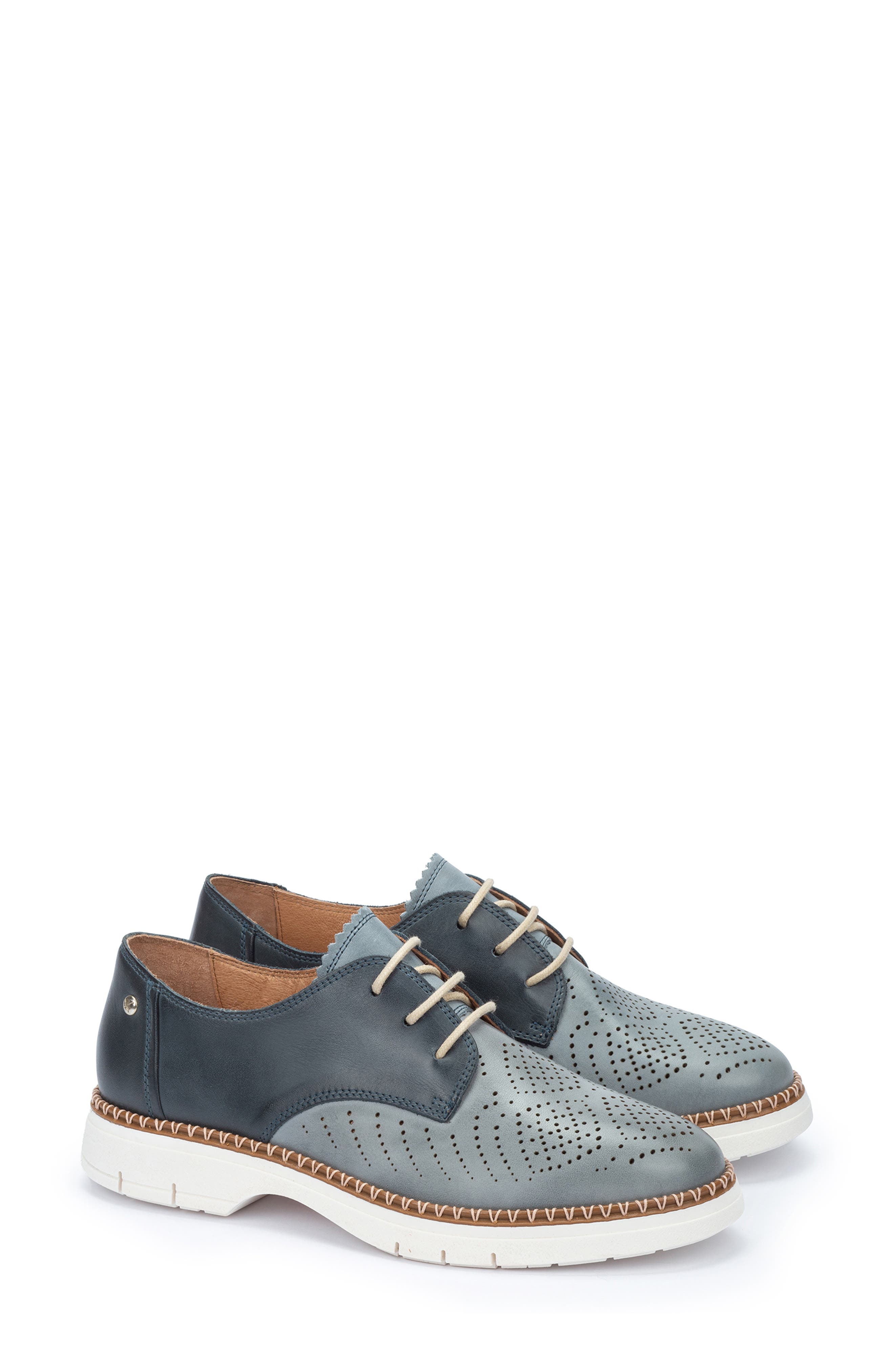 PIKOLINOS Henares Perforated Derby, Main, color, Denim