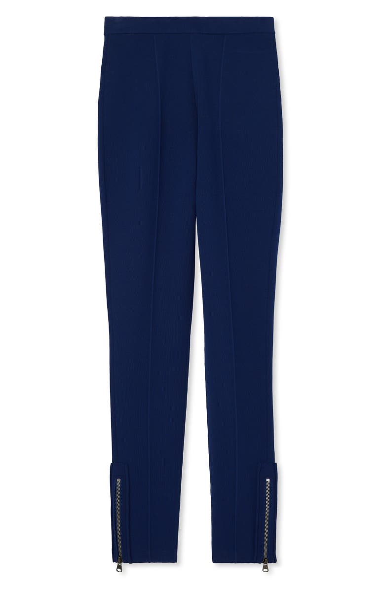 ST. JOHN Pebble Texture Double Face Knit Pants, Alternate, color, 