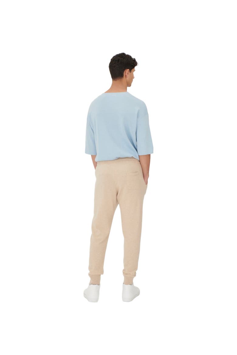 Men's Cashmere Jogger, Alternate, color, beige