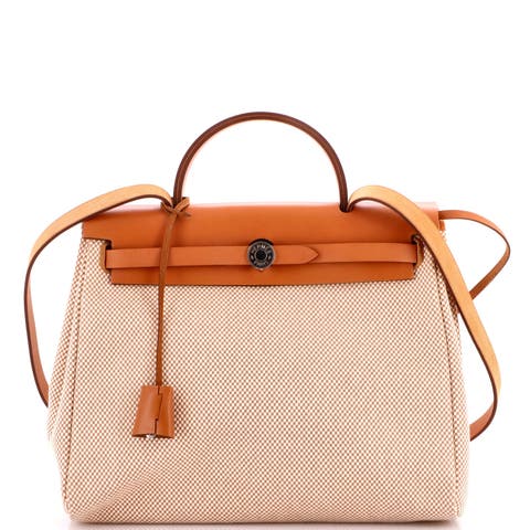 Herbag Zip Criss Viking Toile and Leather 31