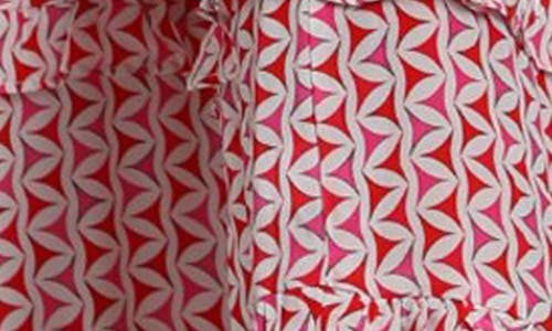 Apny Tiered Ruffle Maxi Dress In Red Multi