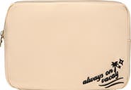 Stoney Clover Lane Large Embroidered Nylon Pouch