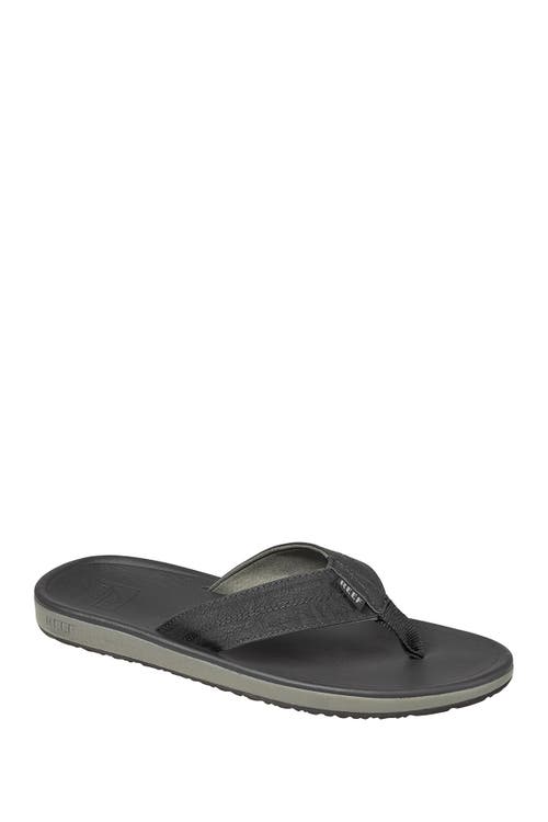 Reef Journeyer Flip Flop Sandal In Gray