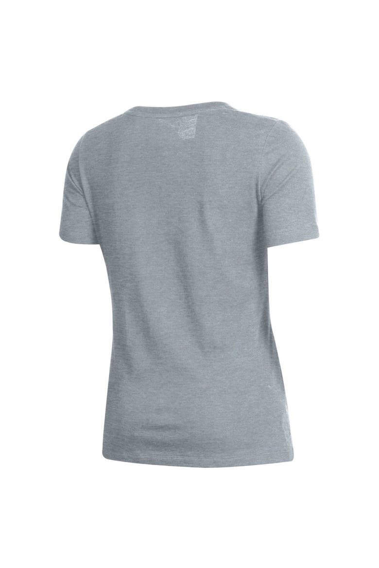 Women's Under Armour Heathered Gray South Carolina Gamecocks 2022 NCAA Women's Basketball Tournament March Madness Final Four Regional Champions Locker Room V-Neck T-Shirt, Alternate, color, Heather Gray