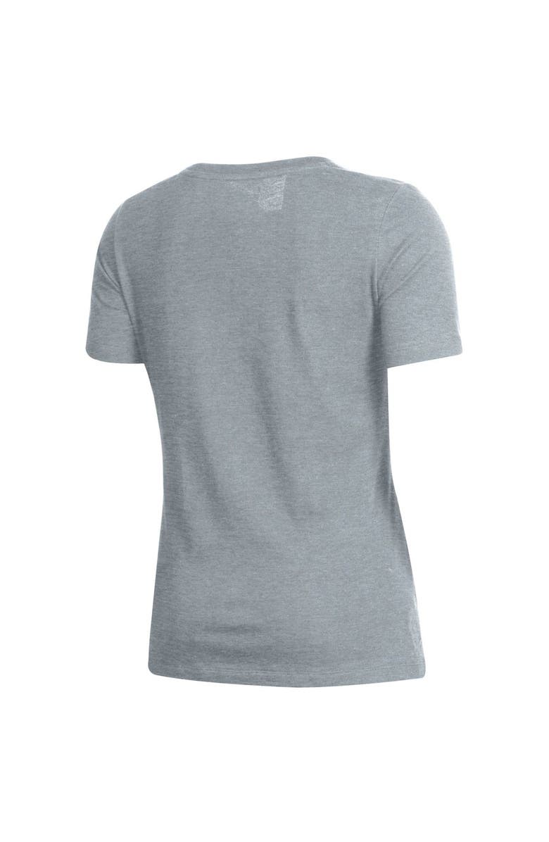 Under Armour Women's Under Armour Heathered Gray South Carolina Gamecocks 2022 NCAA Women's Basketball Tournament March Madness Final Four Regional Champions Locker Room V-Neck T-Shirt, Alternate, color,